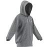 Mens Melange Full-Zip Hooded Sweatshirt, Grey, A901_ONE, thumbnail image number 9