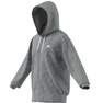 Mens Melange Full-Zip Hooded Sweatshirt, Grey, A901_ONE, thumbnail image number 10