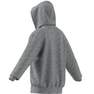 Mens Melange Full-Zip Hooded Sweatshirt, Grey, A901_ONE, thumbnail image number 15