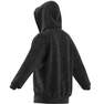Mens Melange Full-Zip Hooded Sweatshirt, Black, A901_ONE, thumbnail image number 11