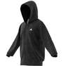 Mens Melange Full-Zip Hooded Sweatshirt, Black, A901_ONE, thumbnail image number 13