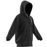 Mens Melange Full-Zip Hooded Sweatshirt, Black, A901_ONE, thumbnail image number 14