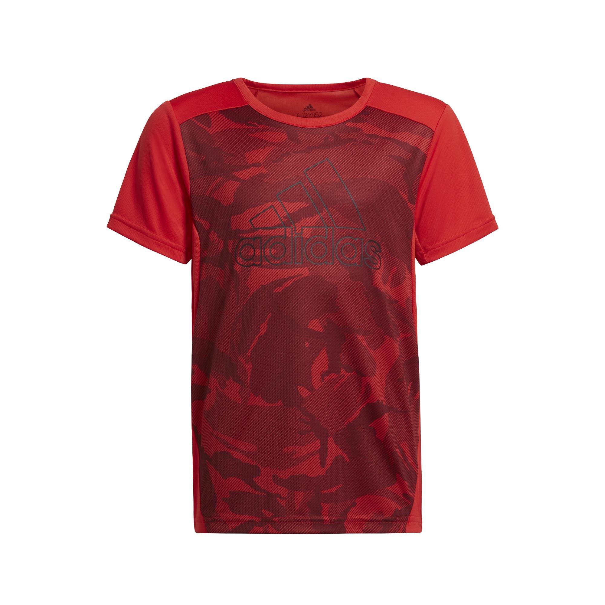 Kids Designed 2 Move Graphic T-Shirt, Red, A901_ONE, large image number 5