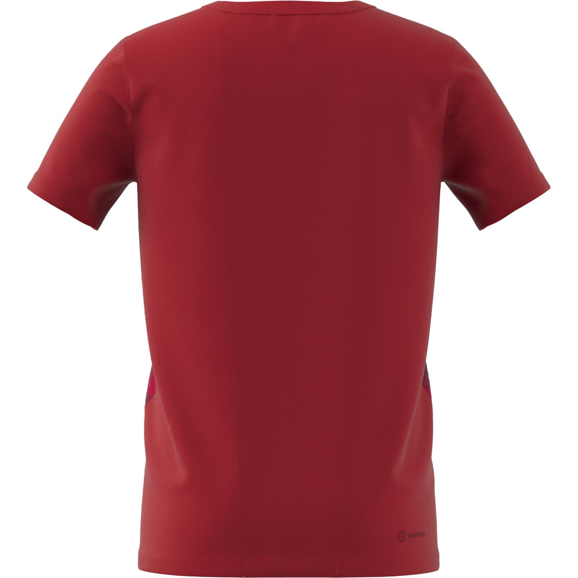 Kids Designed 2 Move Graphic T-Shirt, Red, A901_ONE, large image number 6