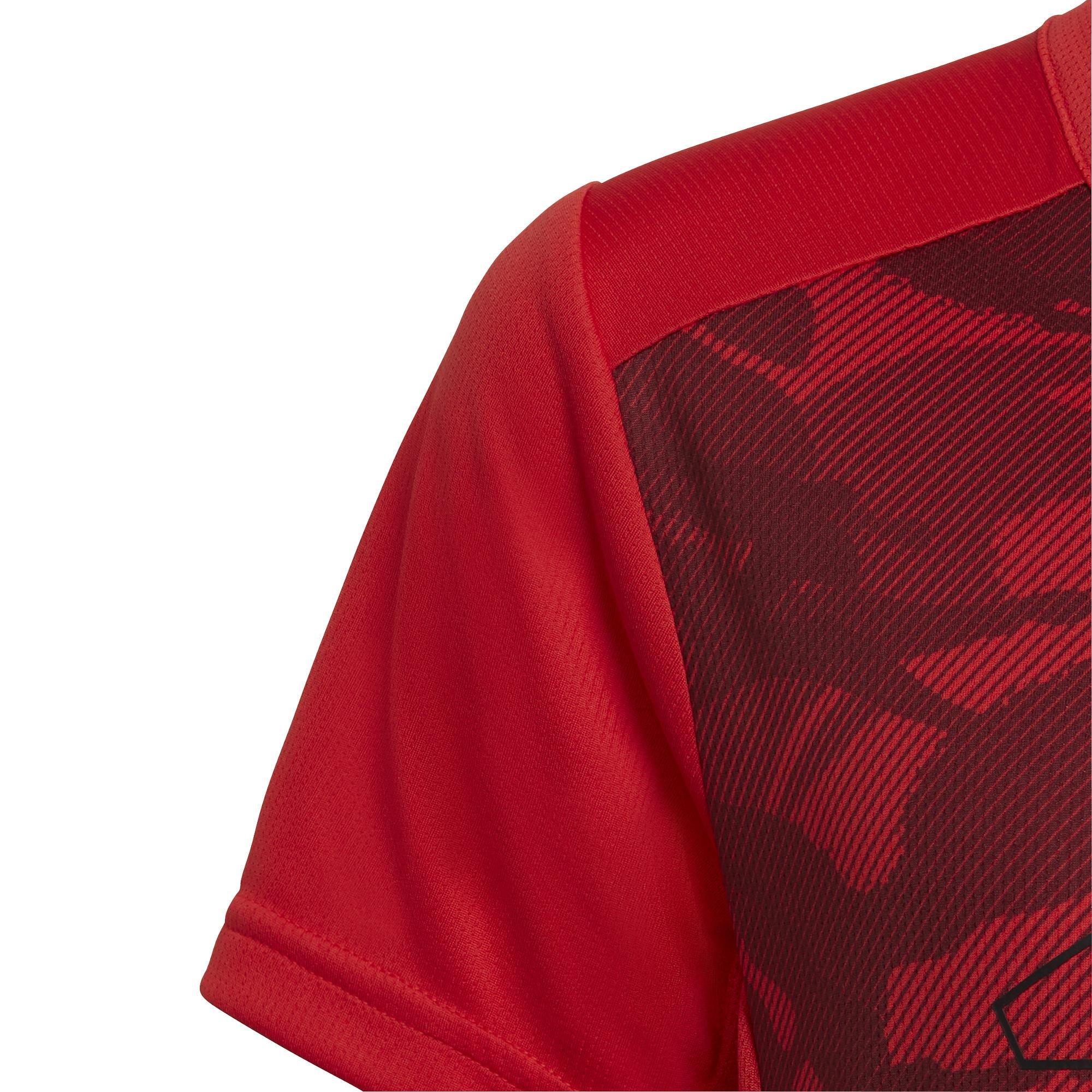 Kids Designed 2 Move Graphic T-Shirt, Red, A901_ONE, large image number 9