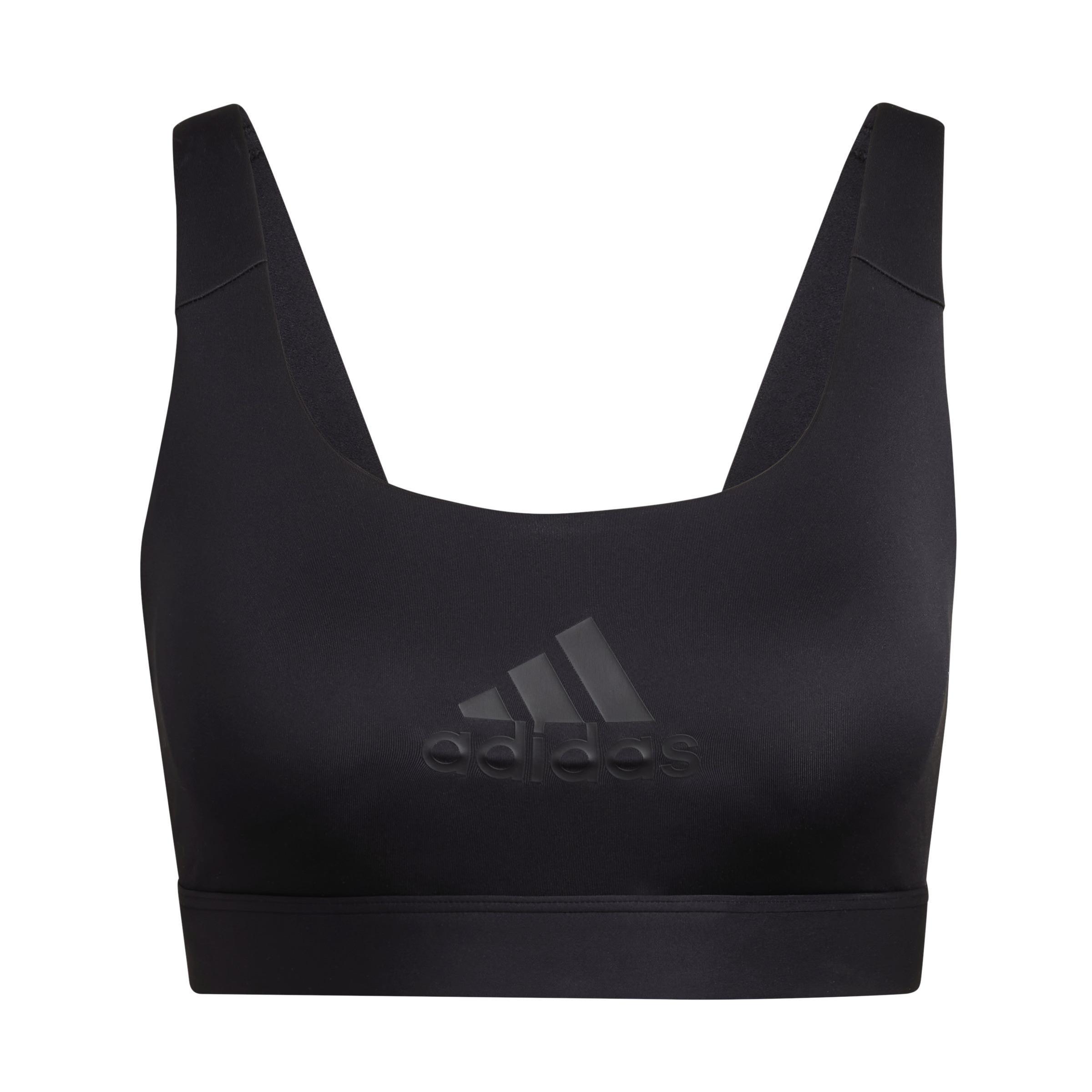 Powerreact Training Medium-Support Circuit Bra, Black, A901_ONE, large image number 0