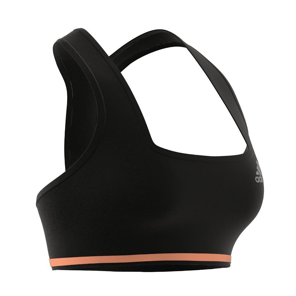 Running Medium-Support Seamless Merino Wool Bra, Black, , large image number 5