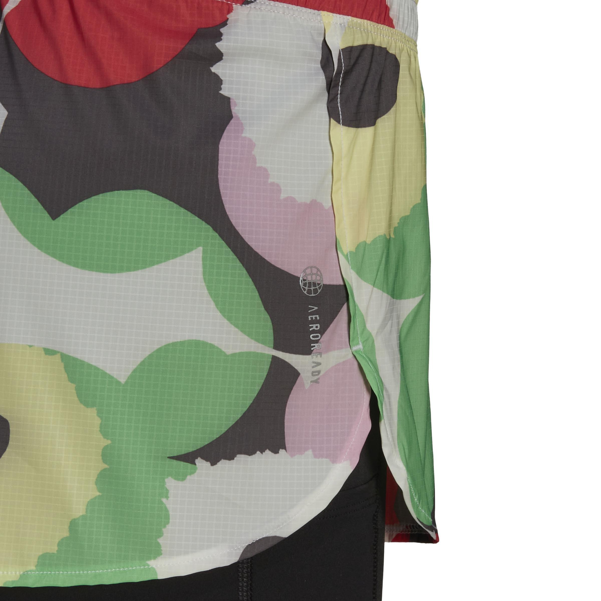 Marimekko X Running Shorts, White, A901_ONE, large image number 5