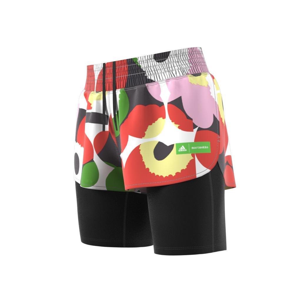 Marimekko X Running Shorts, White, A901_ONE, large image number 12