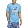 Men La Hoops Graphic T-Shirt, Blue, A901_ONE, thumbnail image number 1