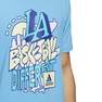 Men La Hoops Graphic T-Shirt, Blue, A901_ONE, thumbnail image number 3