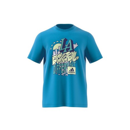 Men La Hoops Graphic T-Shirt, Blue, A901_ONE, large image number 11