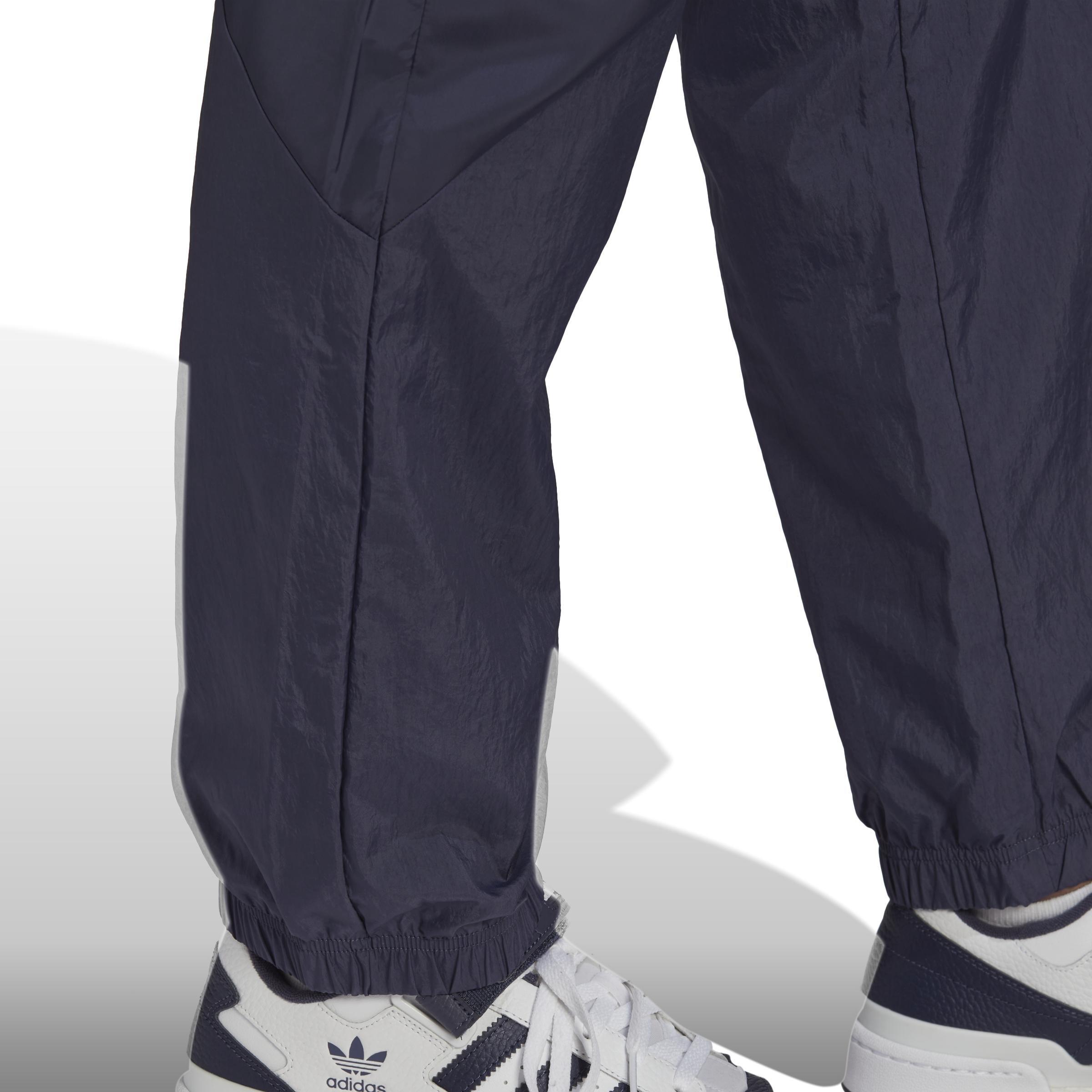 Men Adicolor Colorblock Tracksuit Bottoms, Blue, A901_ONE, large image number 12