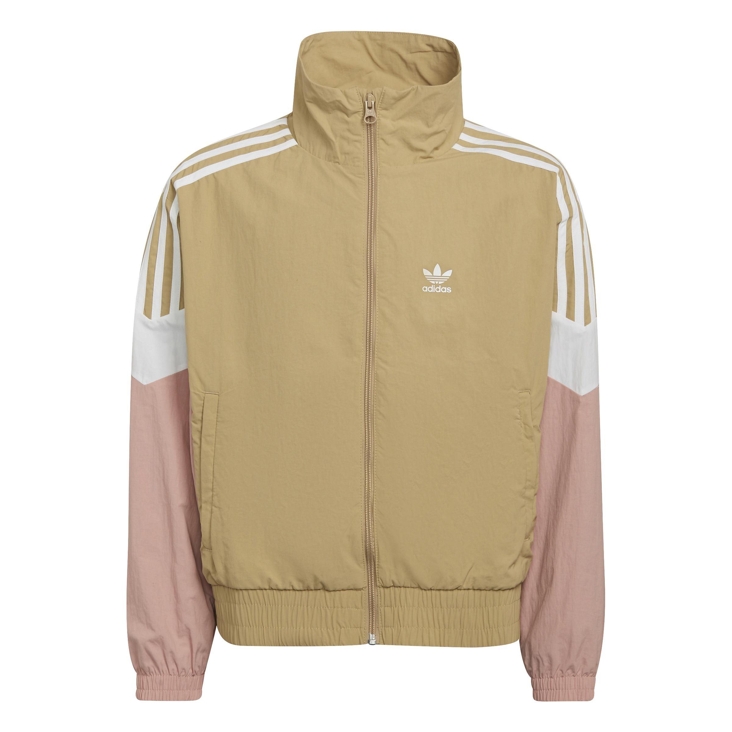 Woven Track Top, Beige, A901_ONE, large image number 0