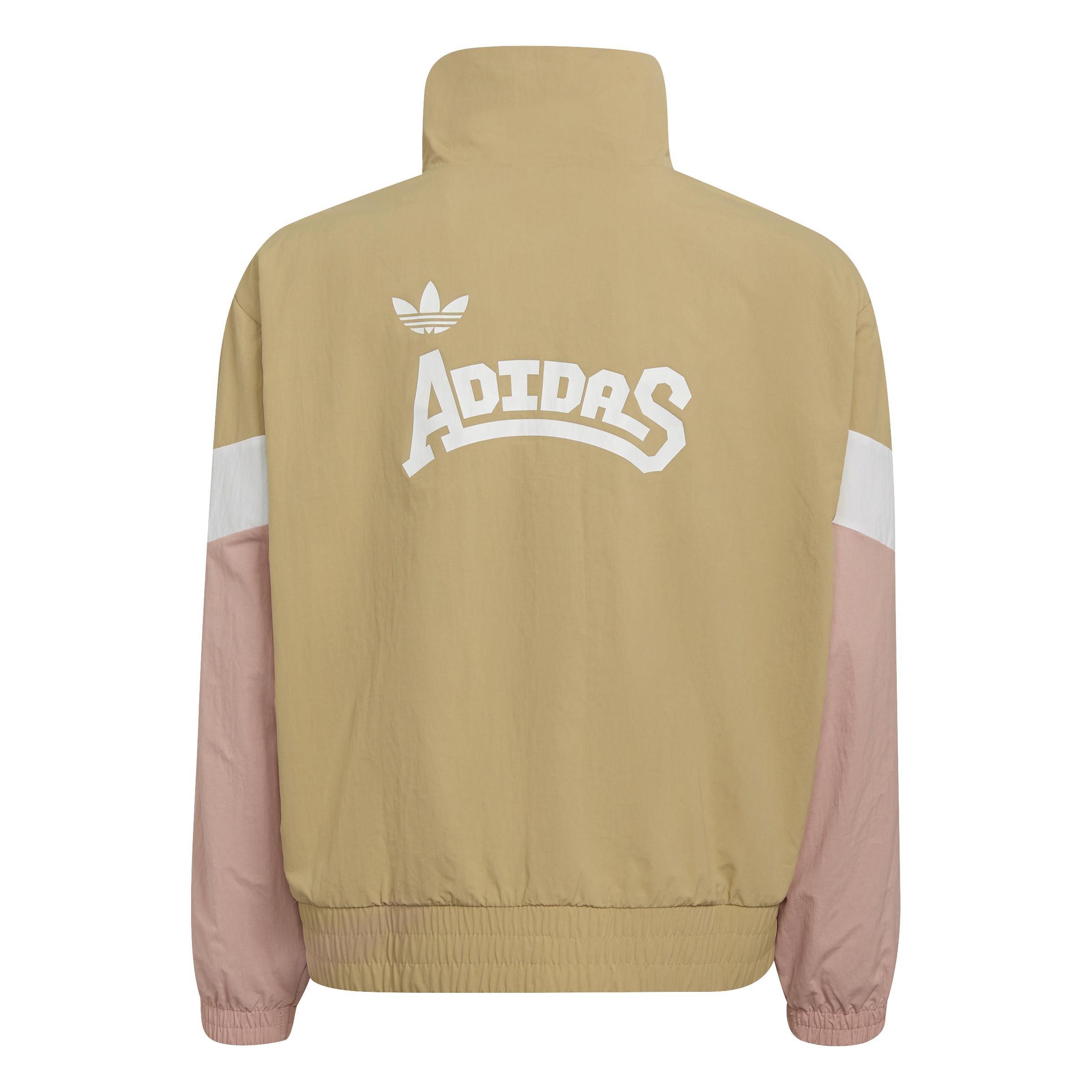 Kids Woven Track Top, Beige, , large image number 1