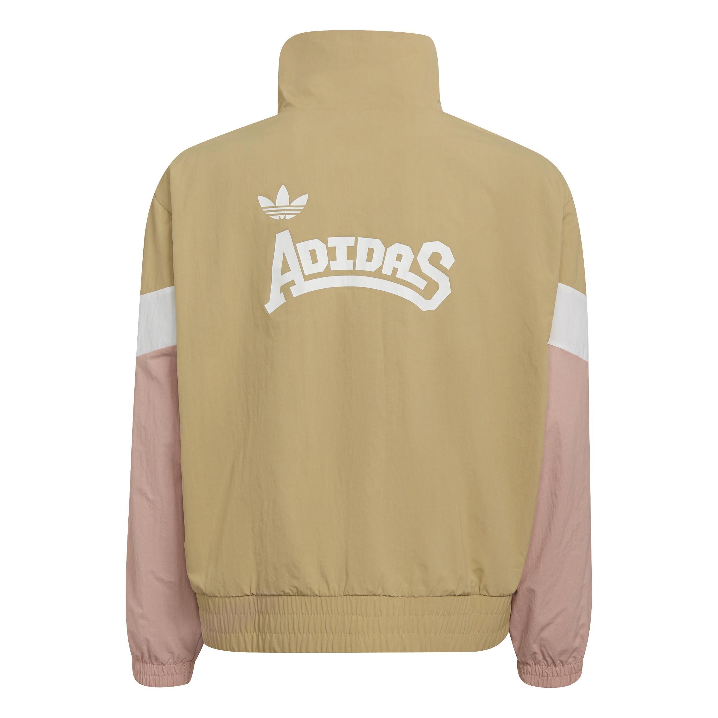 Woven Track Top, Beige, A901_ONE, large image number 1