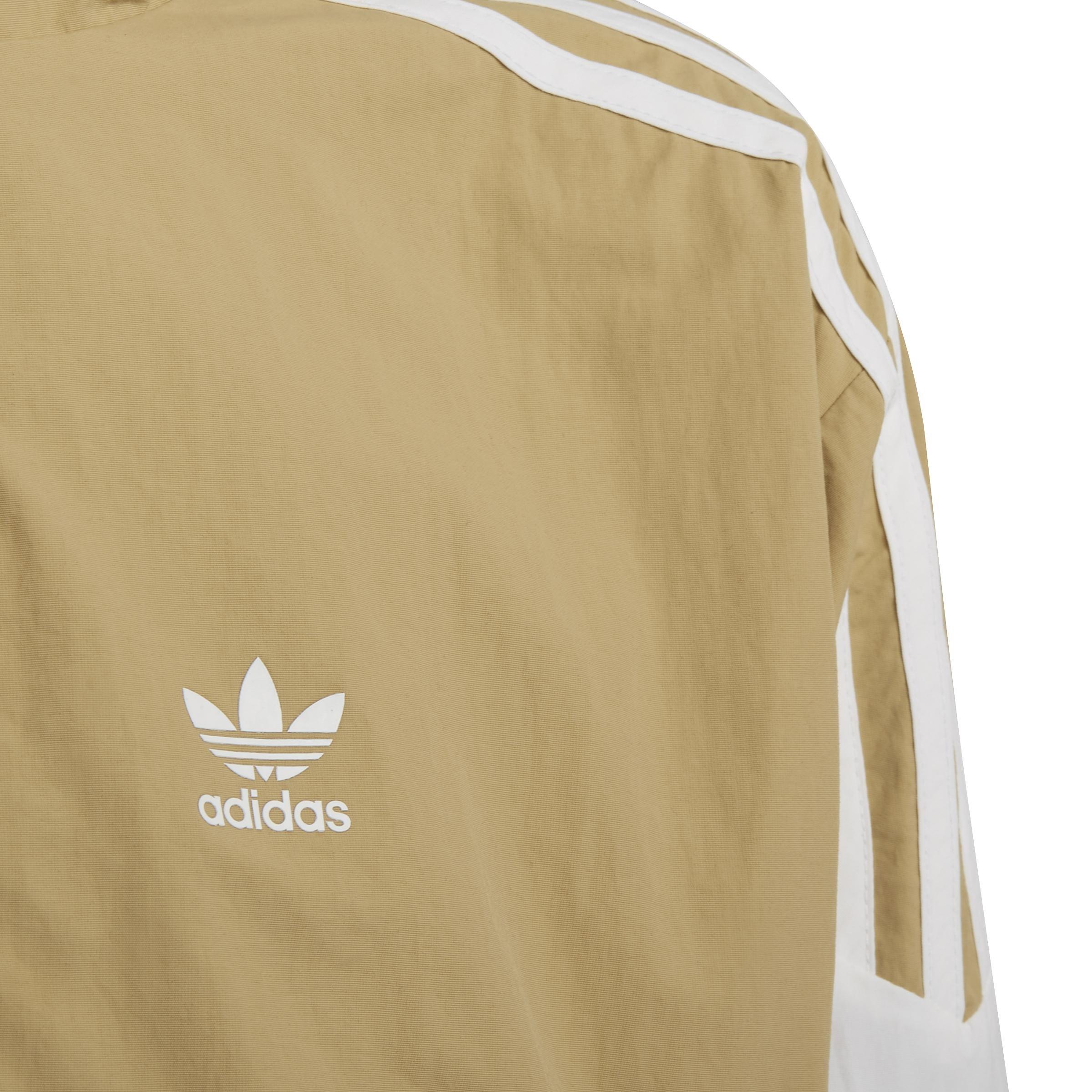 Kids Woven Track Top, Beige, , large image number 3