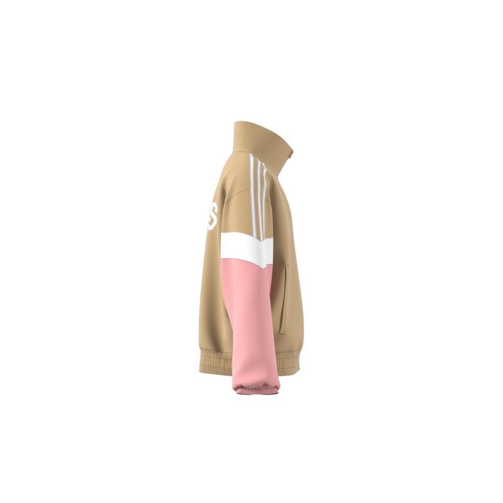 Kids Woven Track Top, Beige, , large image number 7