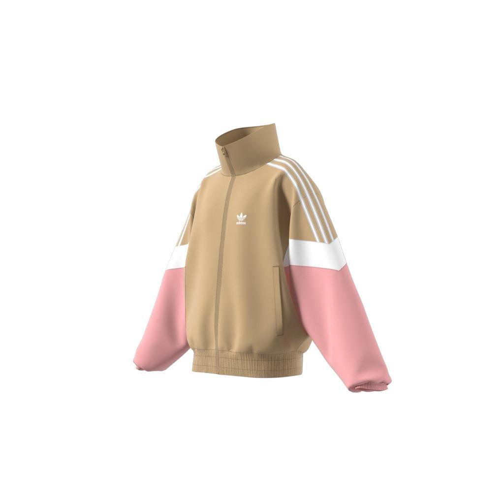 Kids Woven Track Top, Beige, , large image number 9