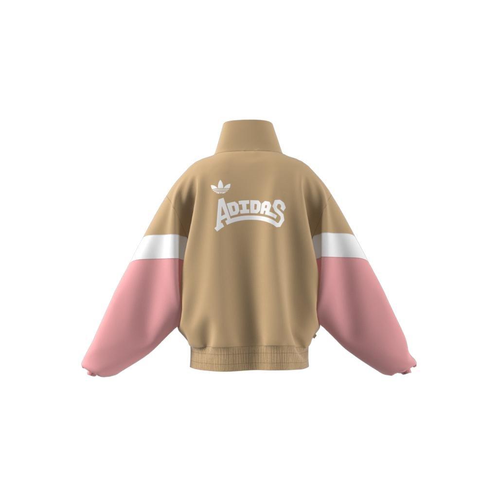 Kids Woven Track Top, Beige, , large image number 10