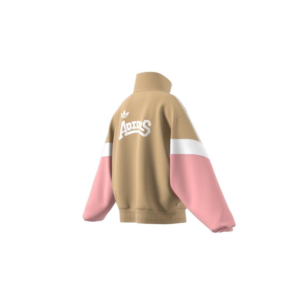 Kids Woven Track Top, Beige, , large image number 12