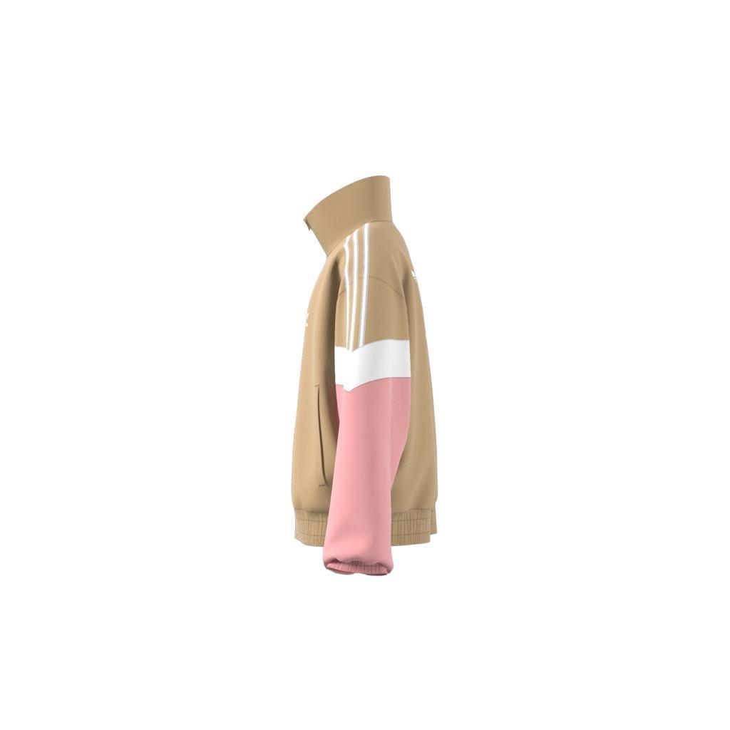 Kids Woven Track Top, Beige, , large image number 13