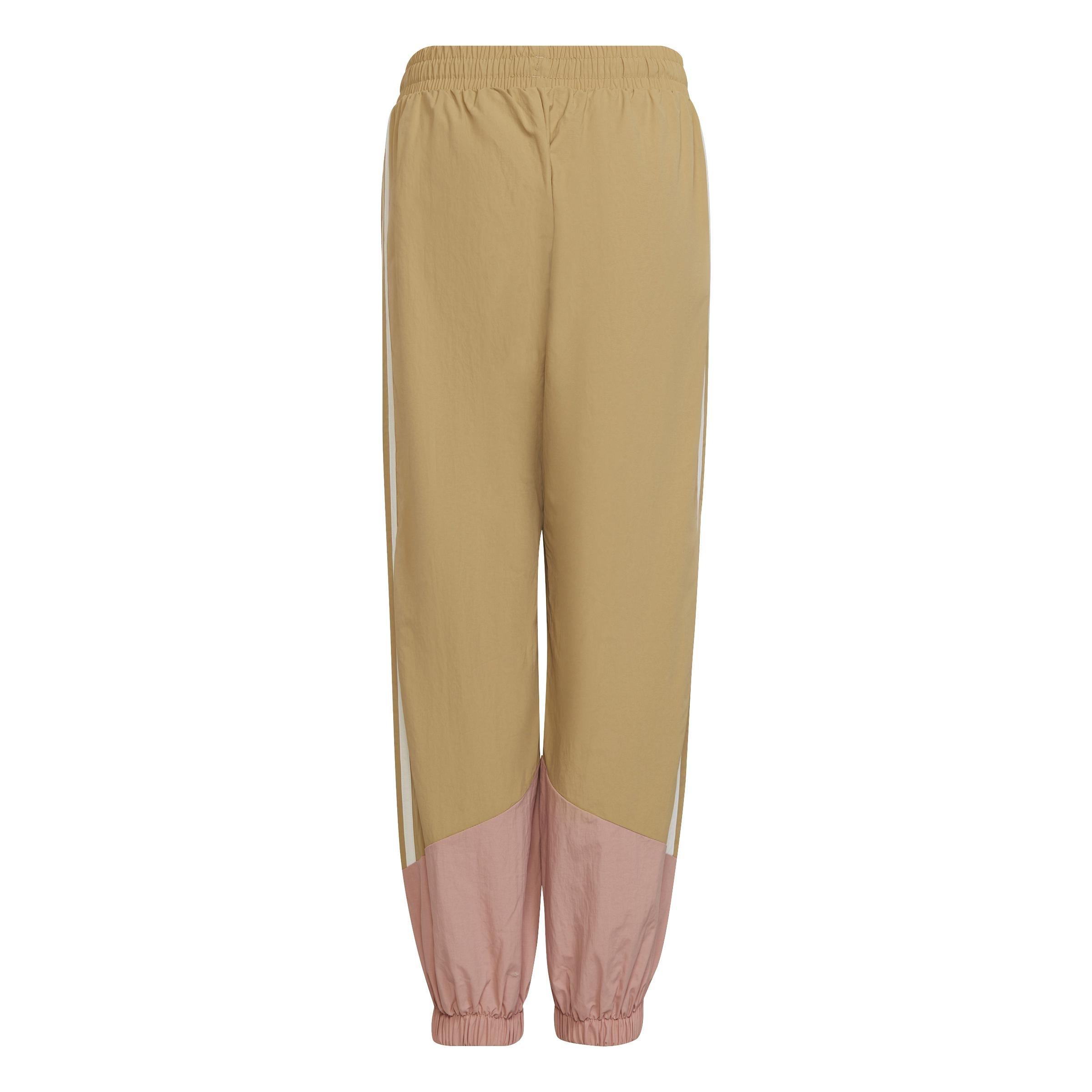 Kids Woven Tracksuit Bottoms, Beige, , large image number 2