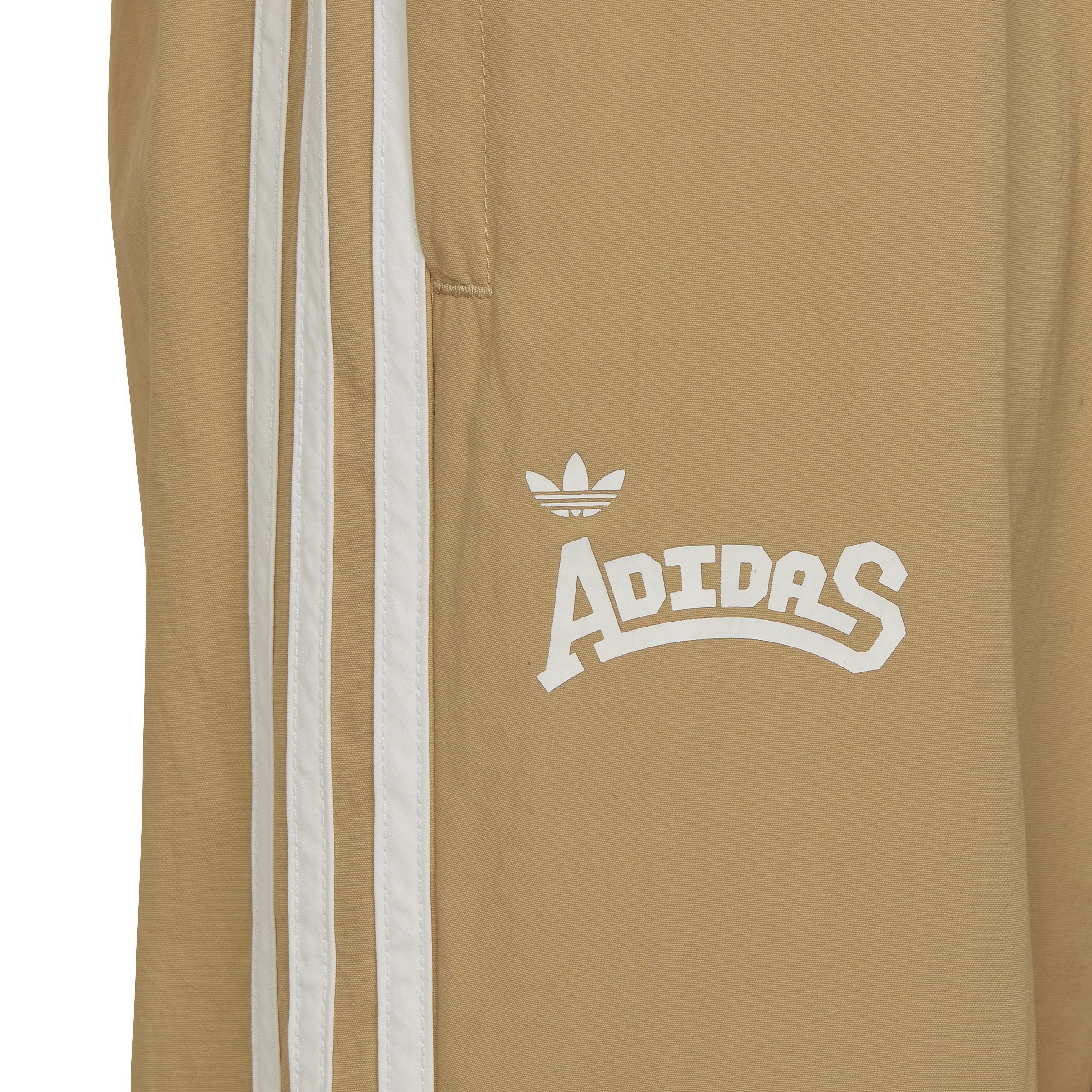 Kids Woven Tracksuit Bottoms, Beige, A901_ONE, large image number 3