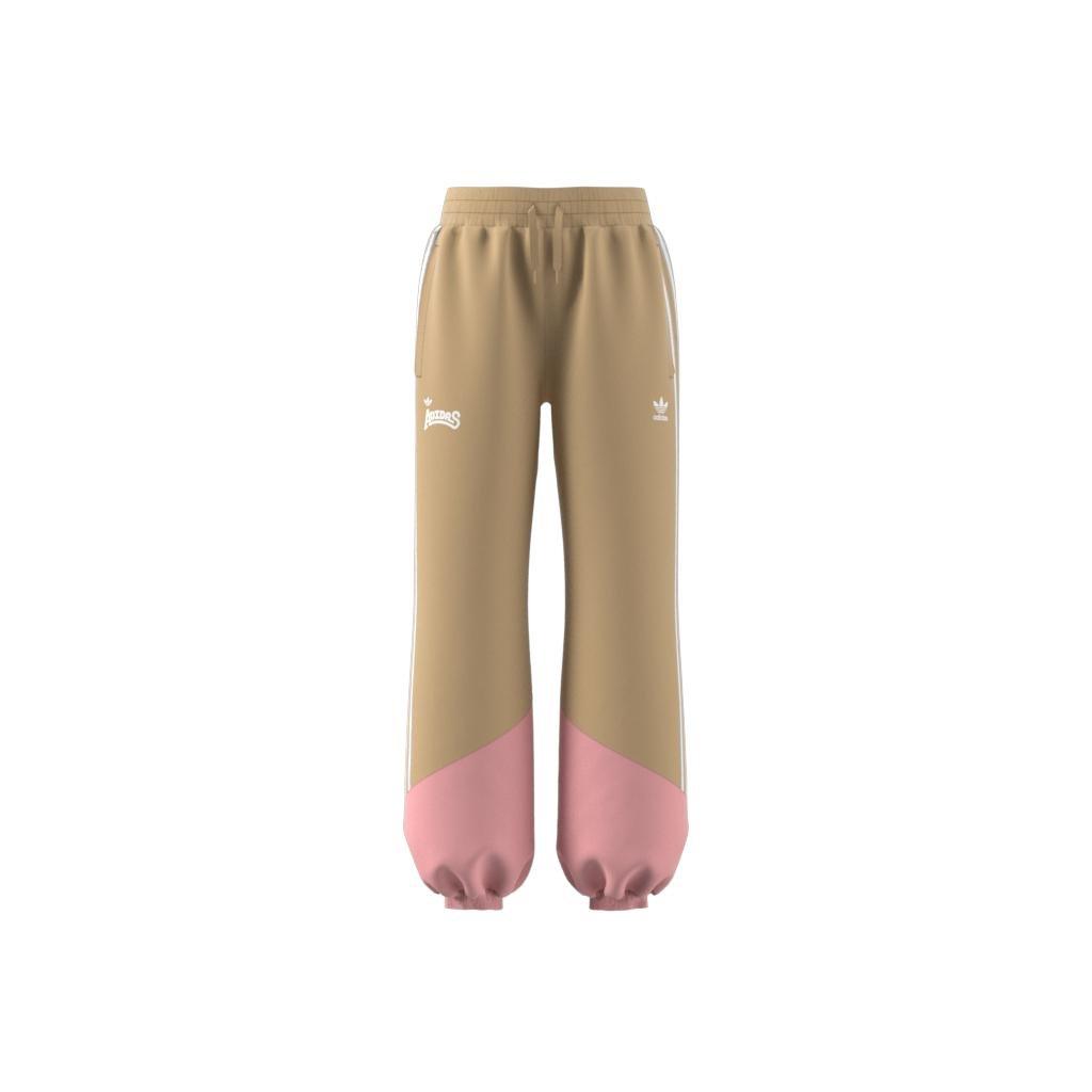 Kids Woven Tracksuit Bottoms, Beige, A901_ONE, large image number 7