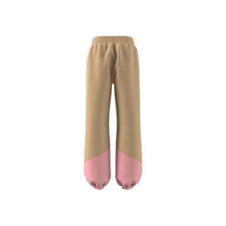 Kids Girls Woven Tracksuit Bottoms, Beige, A901_ONE, large image number 11
