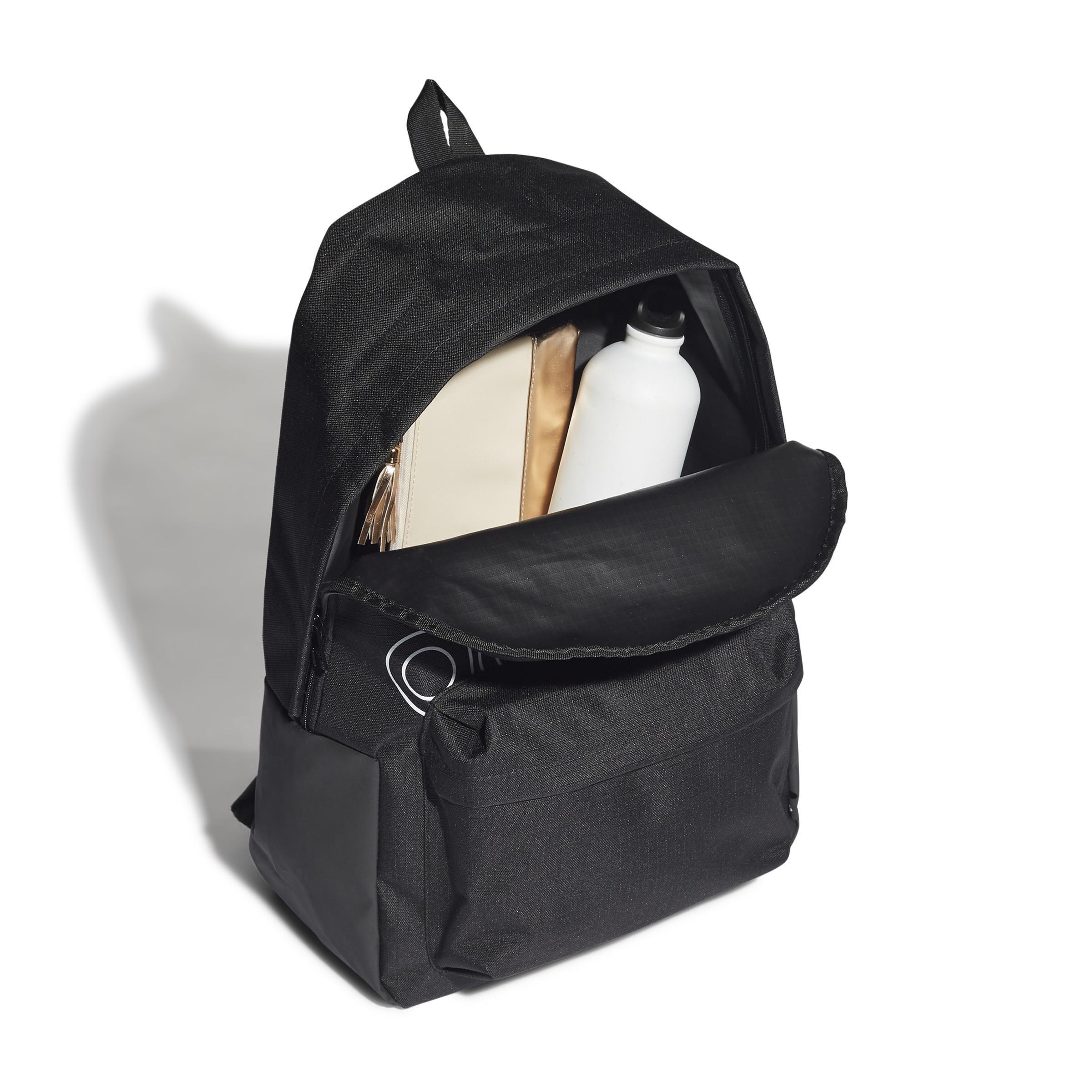 Unisex Badge of Sport Backpack, Black, , large image number 0