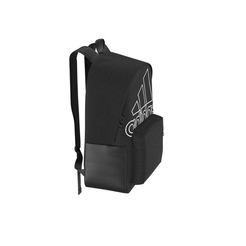 Unisex Badge of Sport Backpack, Black, , large image number 6