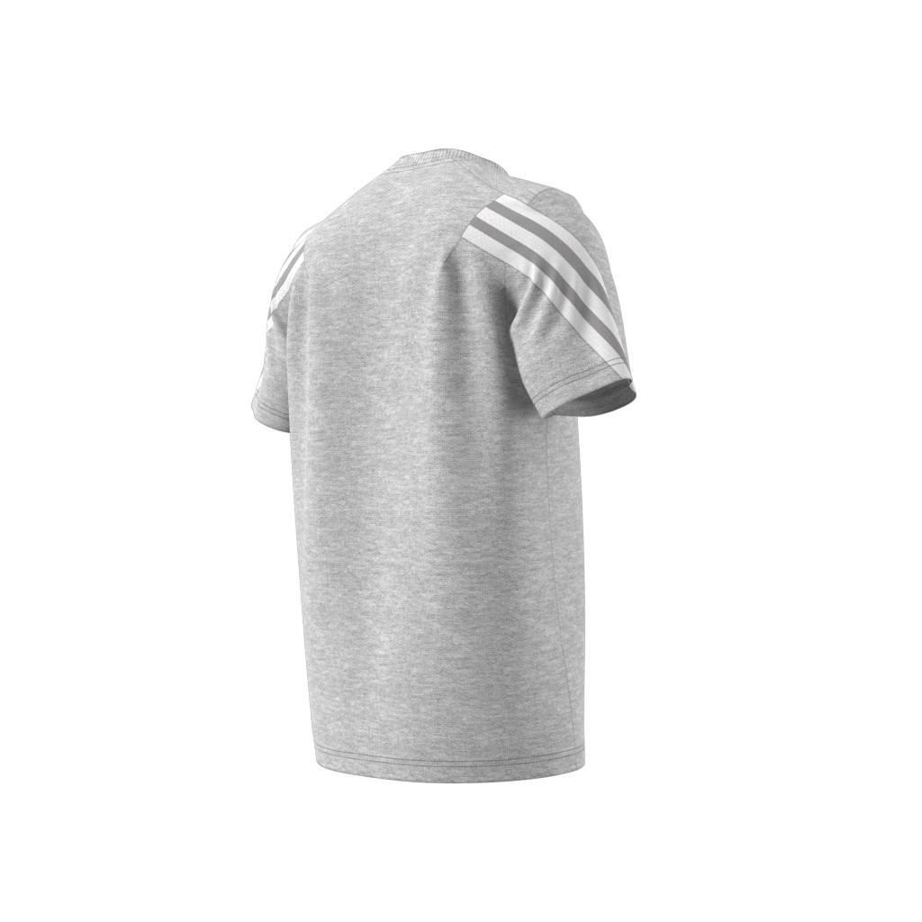 adidas Sportswear Future Icons 3-Stripes T-Shirt, Grey, A901_ONE, large image number 6