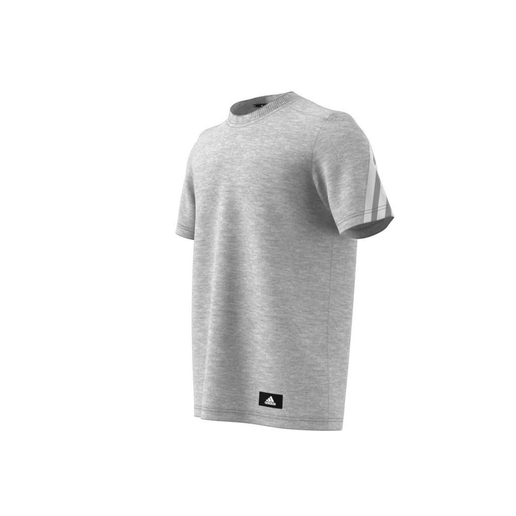 adidas Sportswear Future Icons 3-Stripes T-Shirt, Grey, A901_ONE, large image number 9