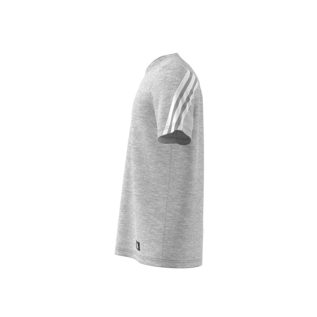 adidas Sportswear Future Icons 3-Stripes T-Shirt, Grey, A901_ONE, large image number 10