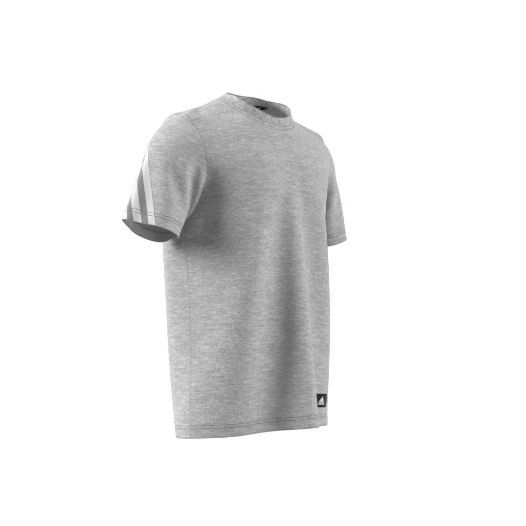 adidas Sportswear Future Icons 3-Stripes T-Shirt, Grey, A901_ONE, large image number 11