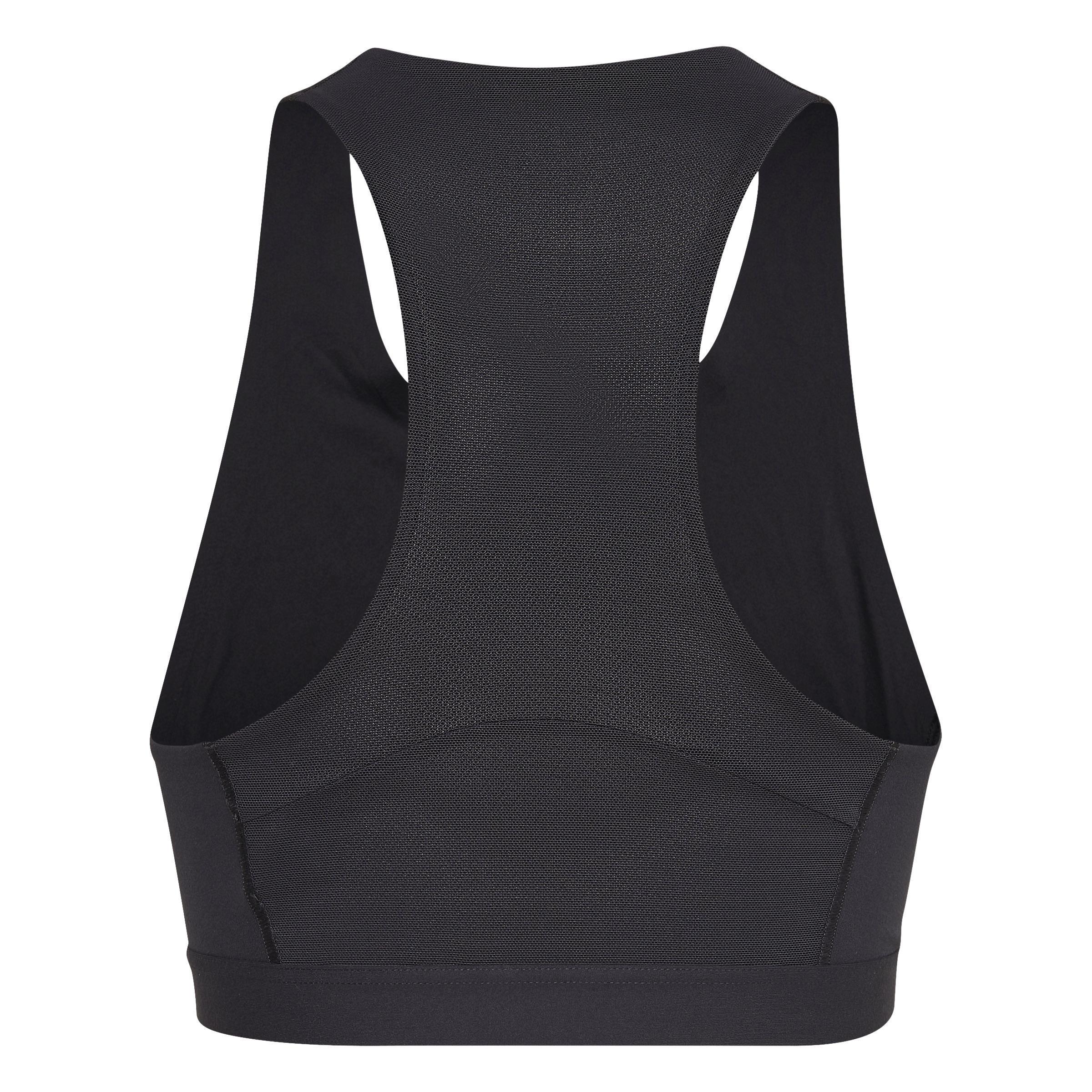 Powerimpact Luxe Training Medium-Support Bra, Grey, A901_ONE, large image number 3