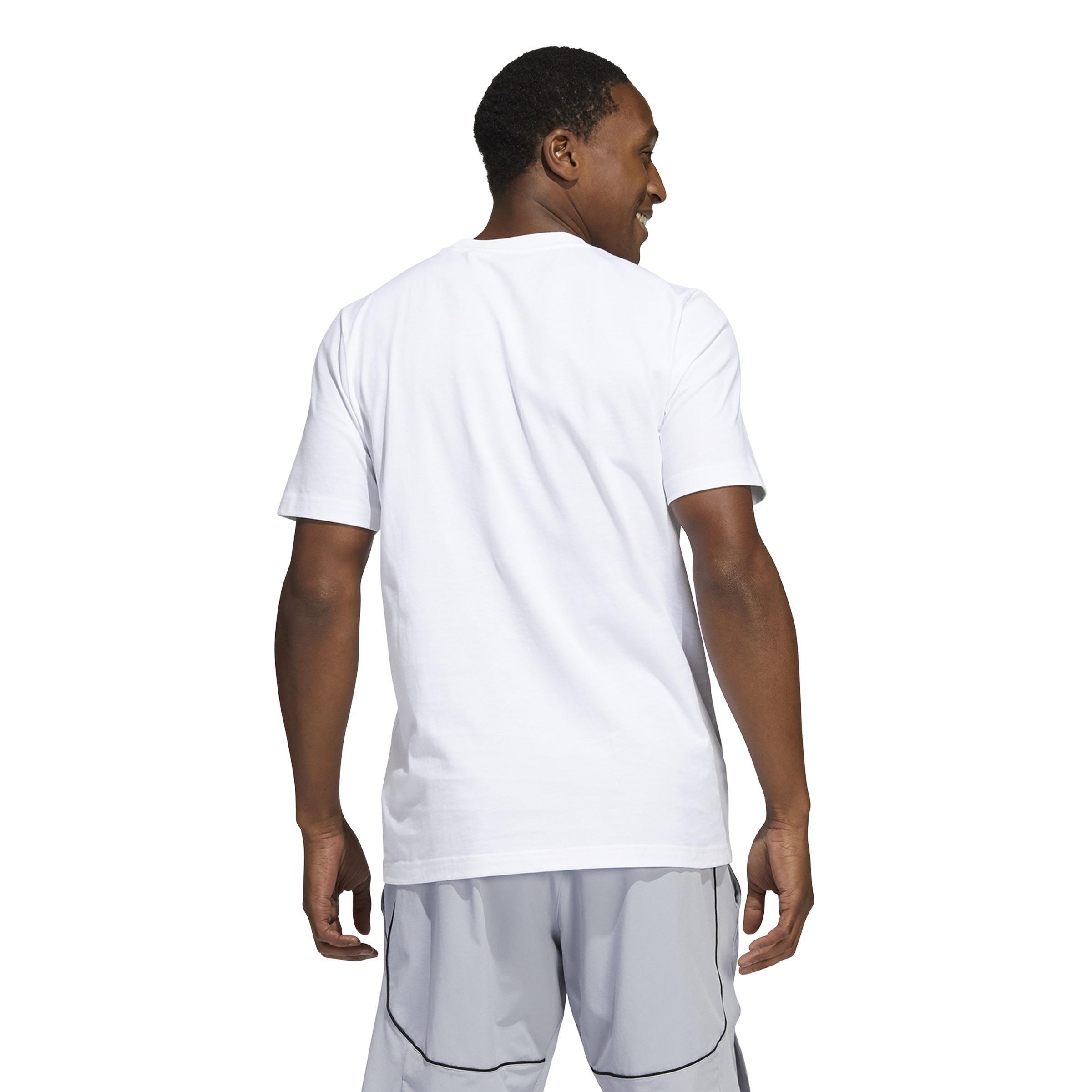 Dame Abstraction Graphic T-Shirt, White, , large image number 1