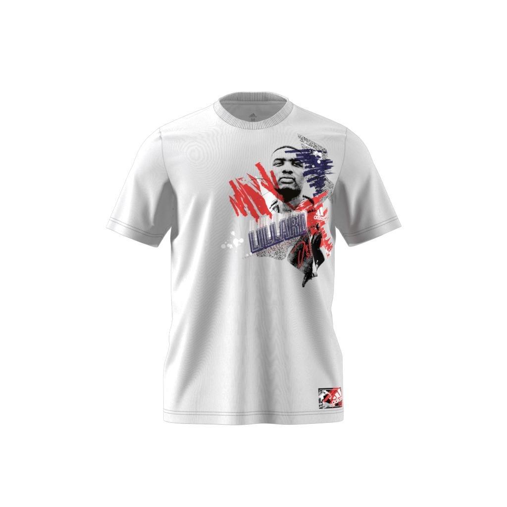 Dame Abstraction Graphic T-Shirt, White, , large image number 4