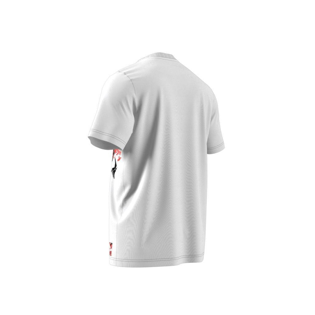 Dame Abstraction Graphic T-Shirt, White, , large image number 5