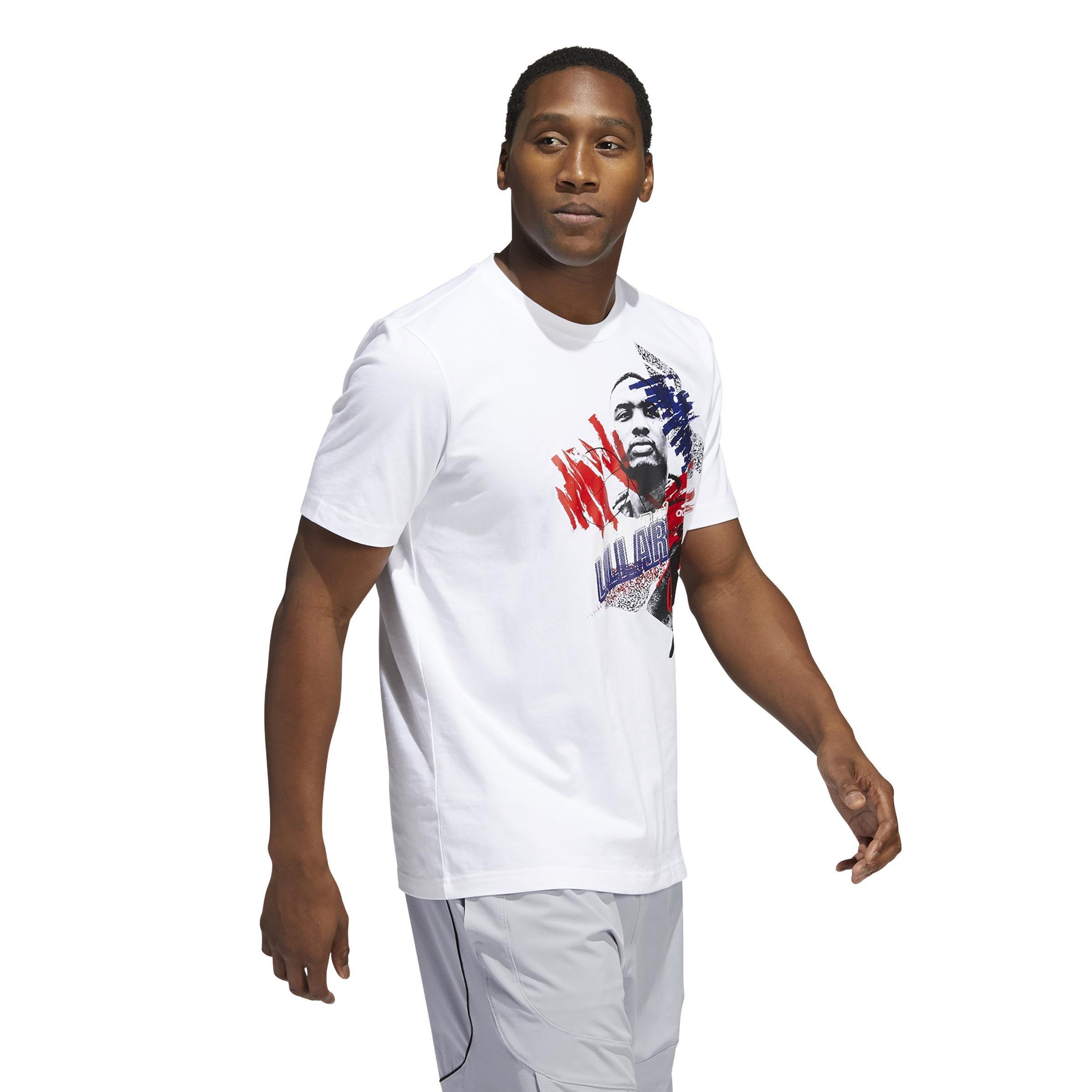 Dame Abstraction Graphic T-Shirt, White, A901_ONE, large image number 8