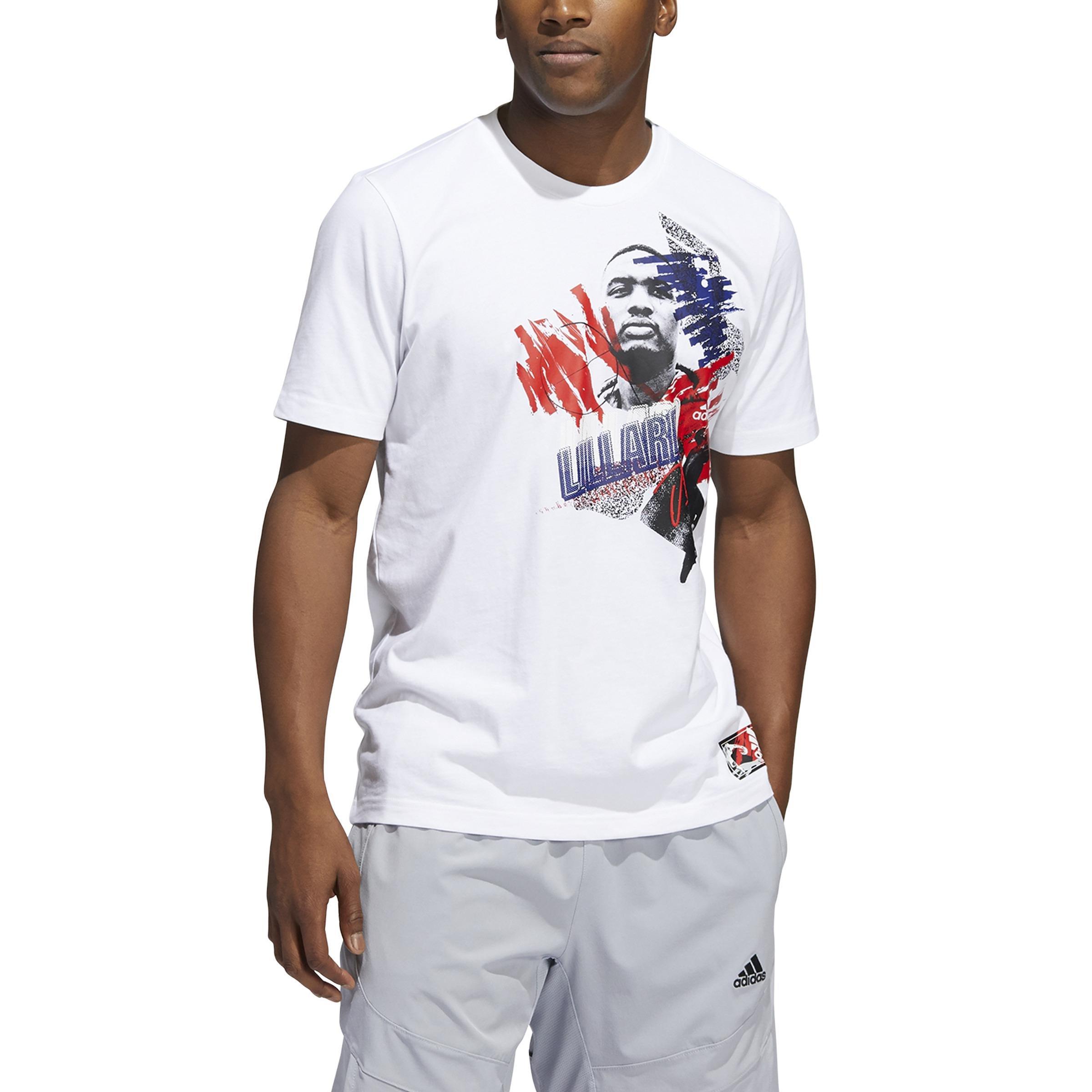 Dame Abstraction Graphic T-Shirt, White, A901_ONE, large image number 9