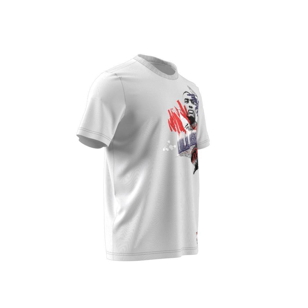 Dame Abstraction Graphic T-Shirt, White, A901_ONE, large image number 10