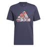 Mens Botg Badge Of Sport Graphic T-Shirt, Navy, A901_ONE, thumbnail image number 2