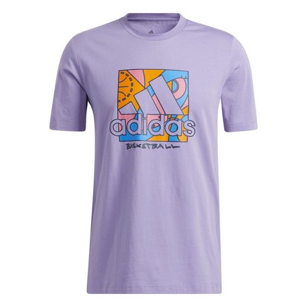 Men Universal Badge Of Sport T-Shirt, Purple, A901_ONE, large image number 3