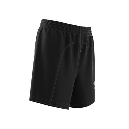 Women Adicolor Split Trefoil Shorts, Black, A901_ONE, large image number 12