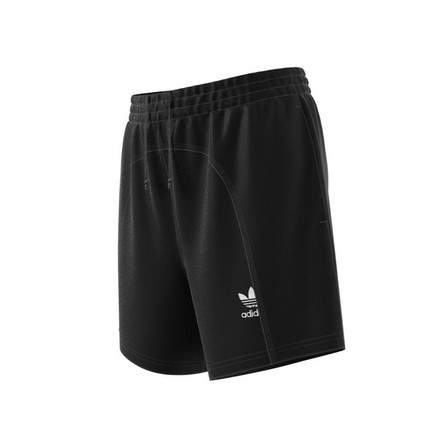 Women Adicolor Split Trefoil Shorts, Black, A901_ONE, large image number 13