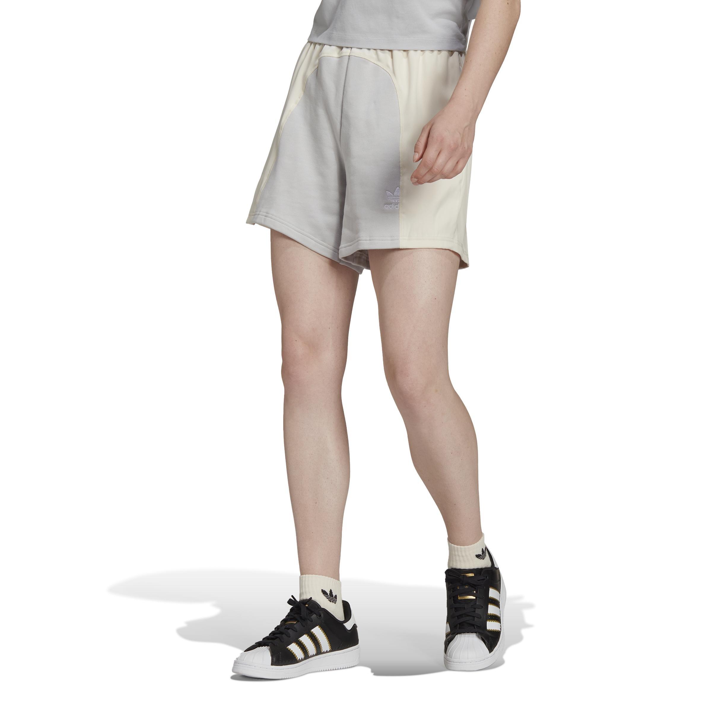Adicolor Split Trefoil Shorts, Beige, , large image number 0