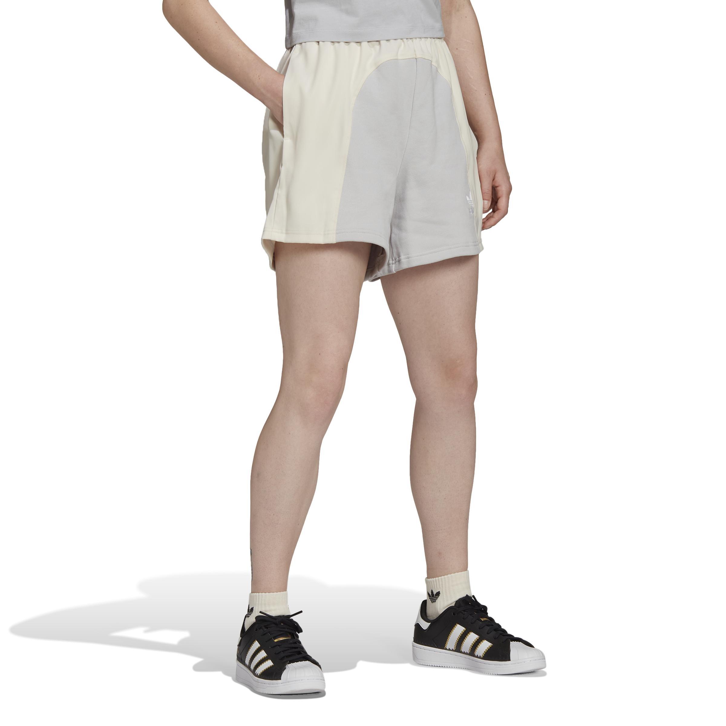 Adicolor Split Trefoil Shorts, Beige, A901_ONE, large image number 15