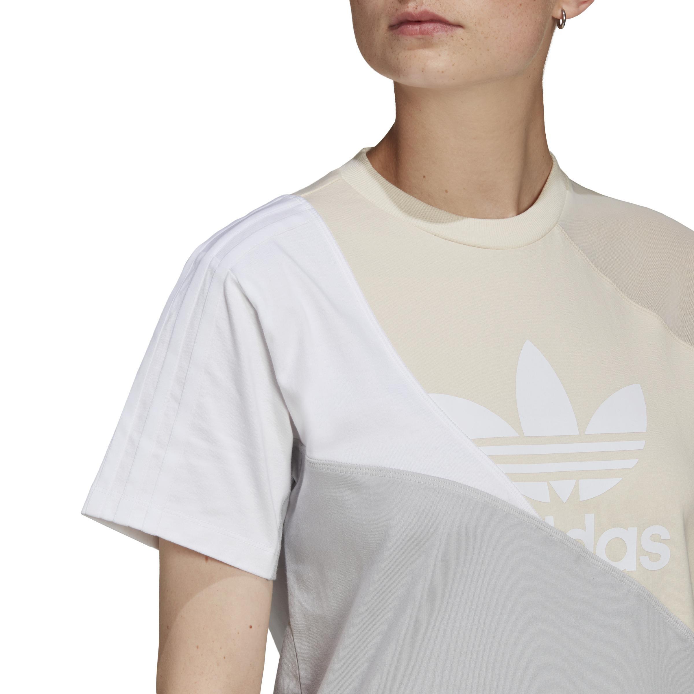 Adicolor Split Trefoil T-Shirt, White, A901_ONE, large image number 4